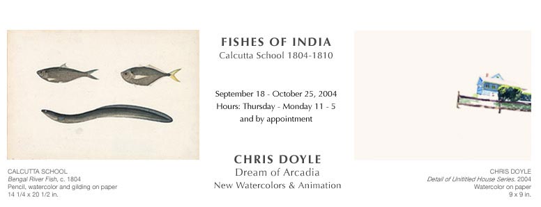 Fishes of India: Calcutta School and Chris Doyle: Dream of Arcadia
